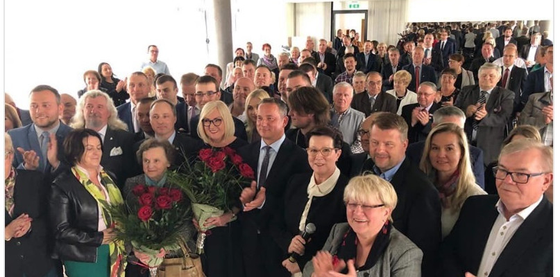 Joanna Kopcińska w Radomsku/ twitter.com Anna Milczanowska