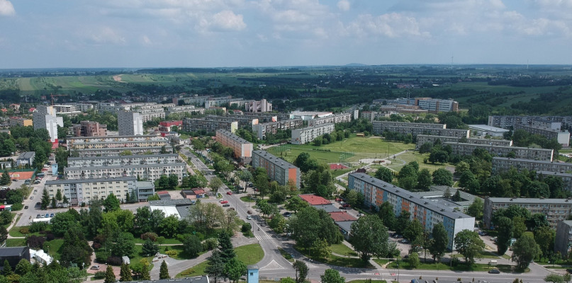 Radomsko z lotu ptaka / foto: Paweł Aulich
