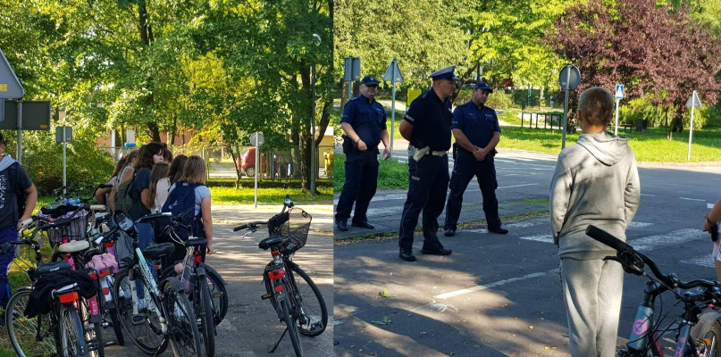 fot: Egzamin na kartę rowerową w Radomsku fot: KPP Radomsko