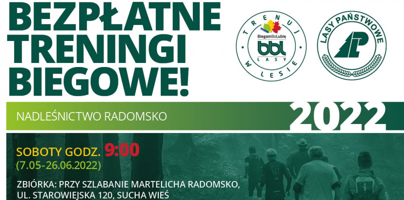 fot: zapraszamy na sobotnie treningi biegowe w lasach 