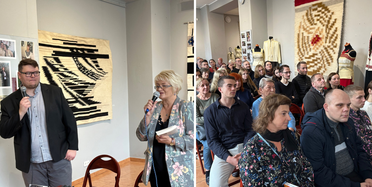 fot: cała sala galerii Muzeum Regionalnego w Radomsku wypełniona podczas premiery drugiej powieści Marcina Wodo