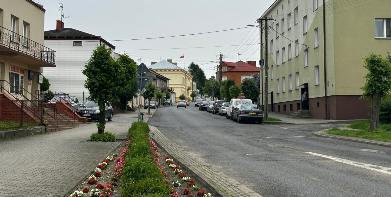 fot: ulica w Przedborzu