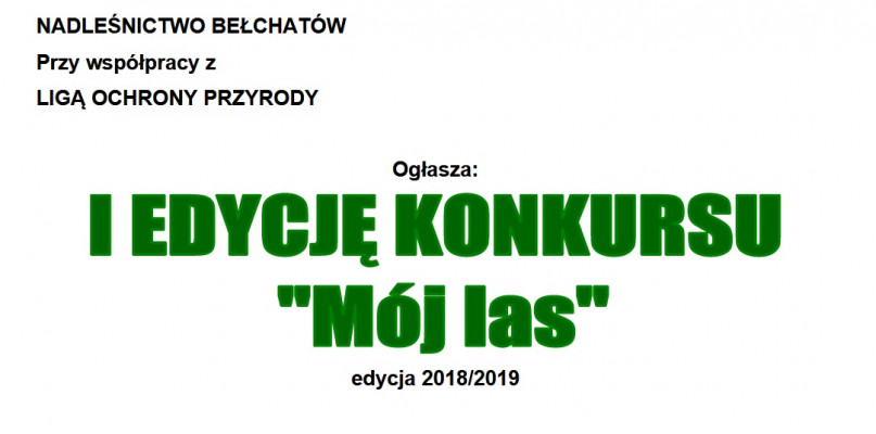 Konkurs dla uczniów szkół podstawowych organizowany przez Nadleśnictwo Bełchatów i LOP // Spotradomsko.pl