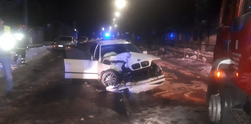 fot: KPP w Bełchatowie // Młodociany kierowca nie dostosował prędkości do warunków na drodze... // spotradomsko.pl