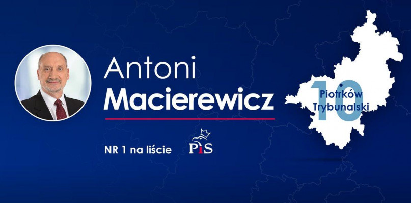 Antoni Macierewicz w wyborach parlamentarnych 2019 wystartuje z nr 1. //spotradomsko.pl