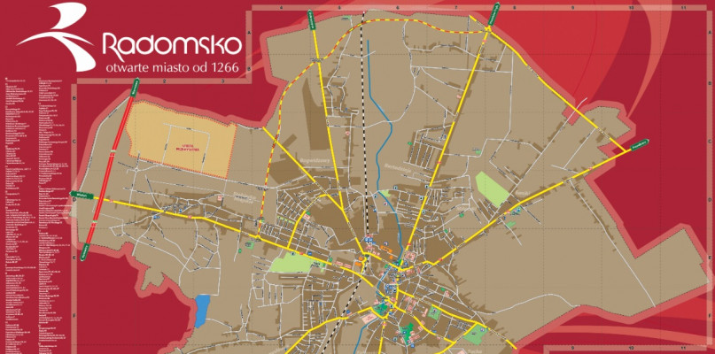 Wirtualny Plan Miasta Radomsko // SpotRadomsko.pl | Mapa Radomska 