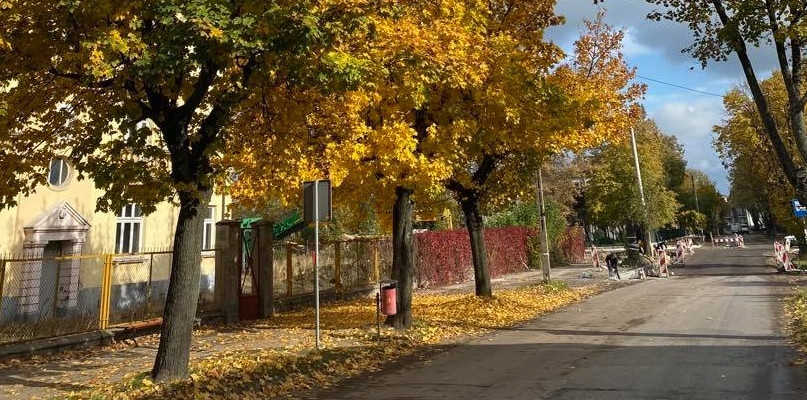 fot: ulica Piłsudskiego w Radomsku 
