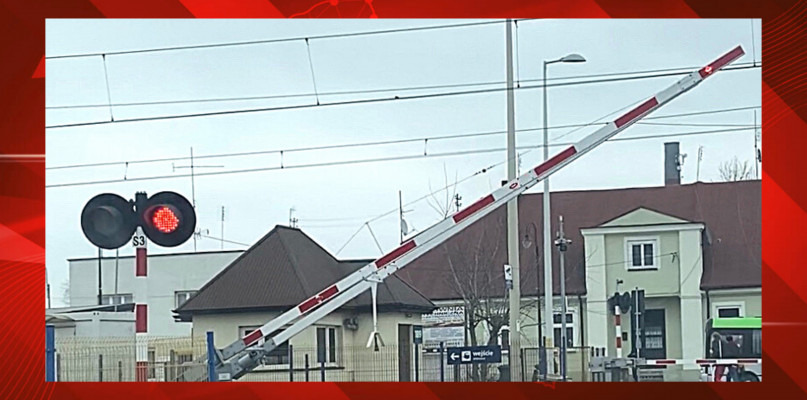fot: przejazd kolejowy przy ulicy Kościuszki w Radomsku 