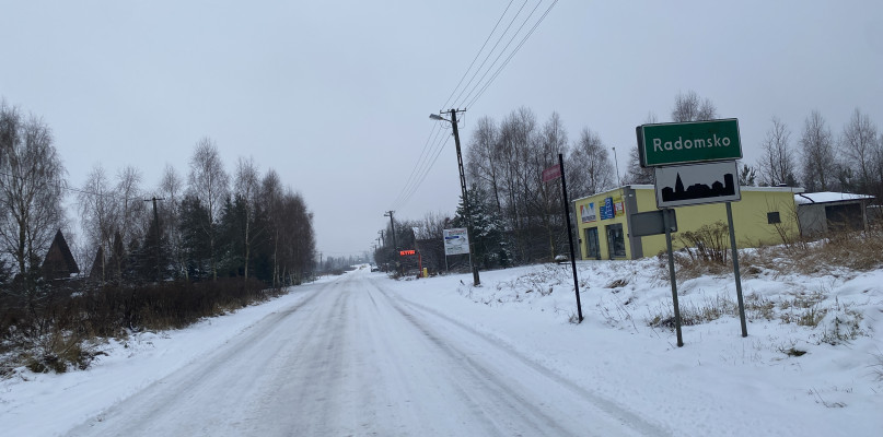 fot: zima zima zima, pada pada śnieg, pogoda prognoza Spot, Radomsko widać jak jest…