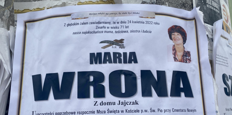 fot: z ogromnym smutkiem przyjęliśmy wiadomość o śmierci Marii Wrony / SpotRadomsko.pl