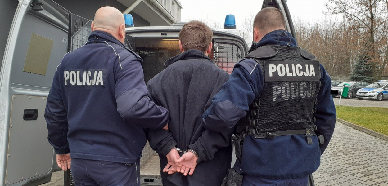fot: złodziej, który kradł w Gomunicach jest już w rękach policji. / KPP Radomsko