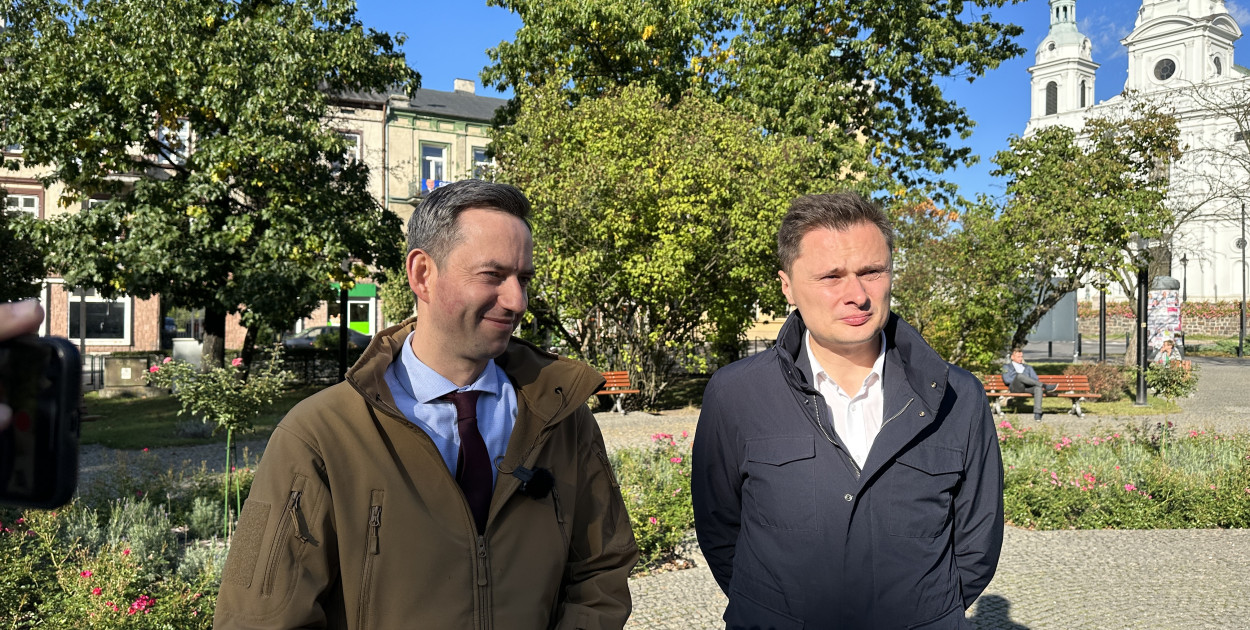 fot: wiceminister Marcin Ociepa w Radomsku z wiceministrem Krzysztofem Cieciórą, SpotRadomsko.pl