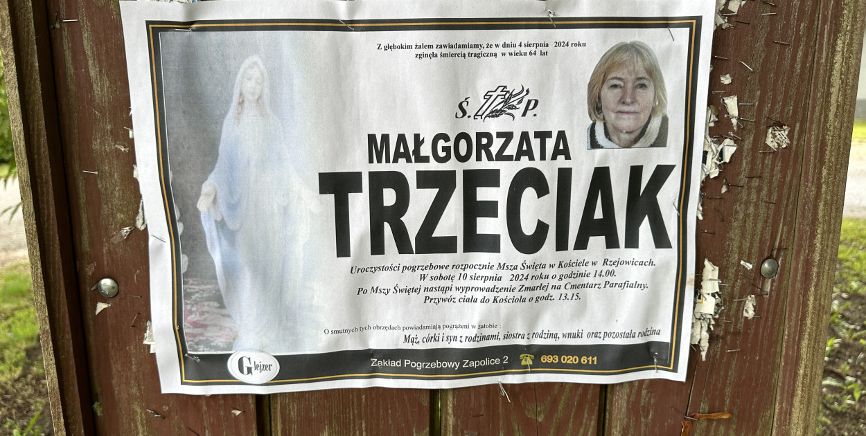 nekrolog Ś.P. Małgorzaty Trzeciak