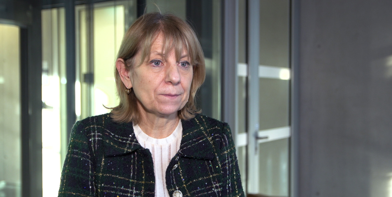 fot: dr n. med. Bogusława Bukowska, wykonująca zadania dyrektora Krajowego Centrum Przeciwdziałania Uzależnieniom  Wioleta Tomczak, posłanka na Sejm, wiceprzewodnicząca sejmowej Komisji Zdrowia, Klub Parlamentarny Polska 2050 – Trzecia Droga (NEWSERIA)
