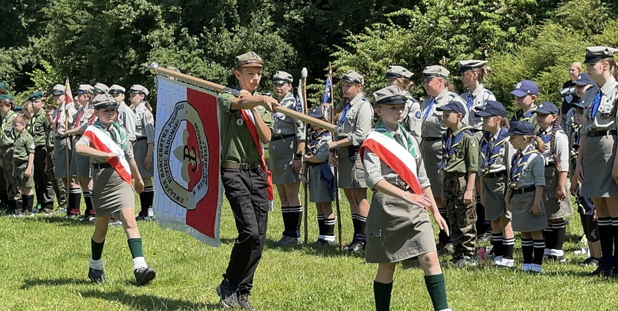 fot: Apel podsumowujący mijający rok harcerski niedziela, 15 czerwca 2025 r., godz. 11:00 Park Solidarności w Radomsku