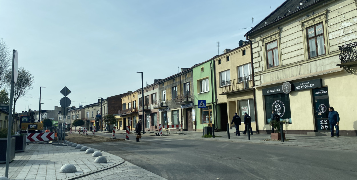 fot: ulica Żeromskiego w Radomsku