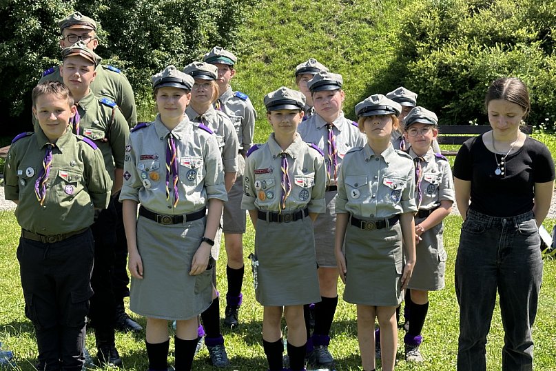 Apel na zakończenie Święta Hufca ZHP Radomsko