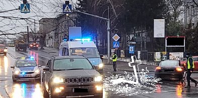 Śmiertelny wypadek na przejściu dla pieszych w Przedborzu-10672