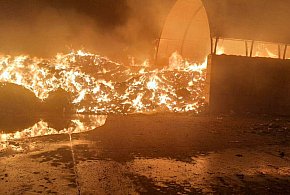 PSP: pożar w Koniecpolu objął 2 tys. metrów kwadratowych-18339