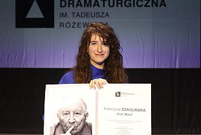 Katarzyna Szaulińska laureatką Nagrody Dramaturgicznej im. Tadeusza Różewicza-19624