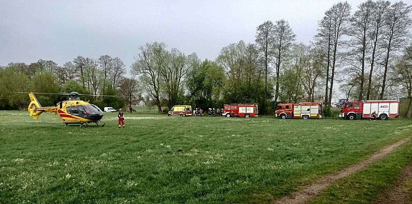 Wypadek pod Radomskiem: poszkodowany młody kierowca crossa   - 22569