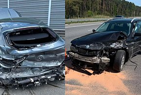 Dwa wypadki jednego dnia na A1 pod Radomskiem. Policja apeluje o ostrożność-22887