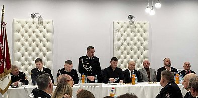 Nowy zarząd OSP Strzałków wybrany podczas walnego zebrania w remizie