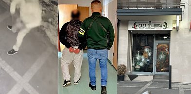 Nocą niszczył witryny sklepowe w Radomsku Kryminalni zatrzymali 38-latka