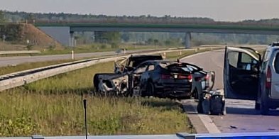 Autostrada A1 zablokowana po czołowym zderzeniu
