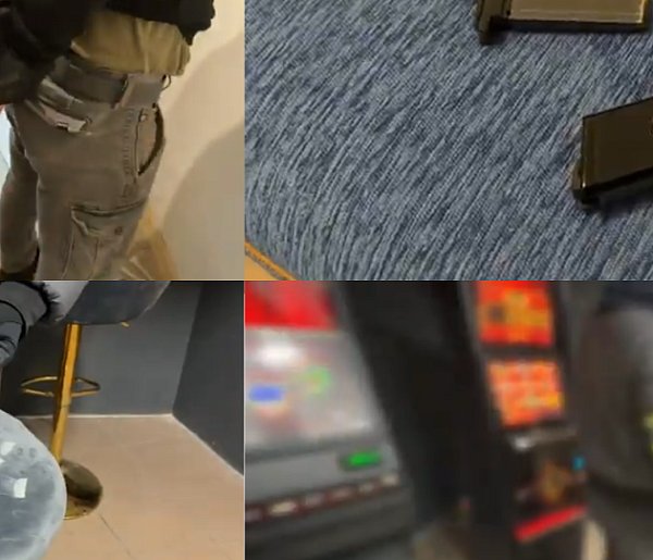 Akcja służb w Przedborzu. Nielegalny hazard, narkotyki i broń w jednym lokalu