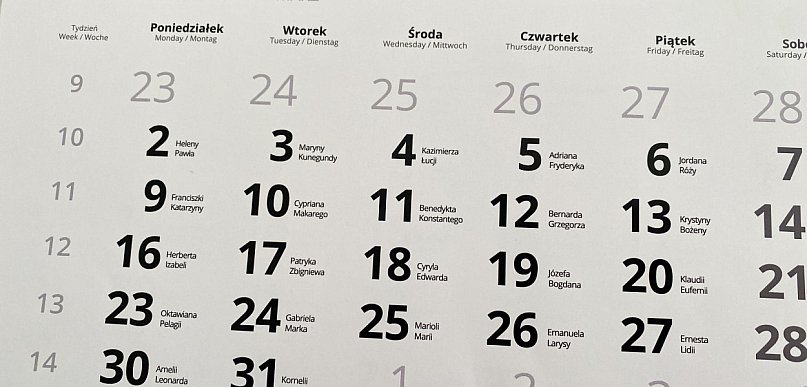 Kalendarz rocznic od 2 do 8 marca