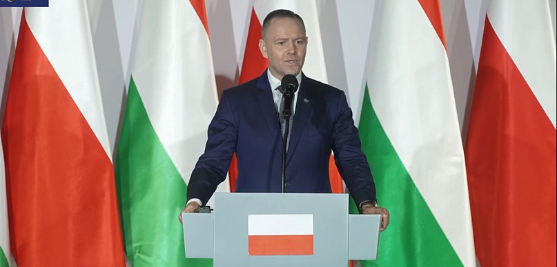Nawrocki do dziennikarza: pan się ogarnie i słucha; Tusk do Nawrockiego: proszę ni