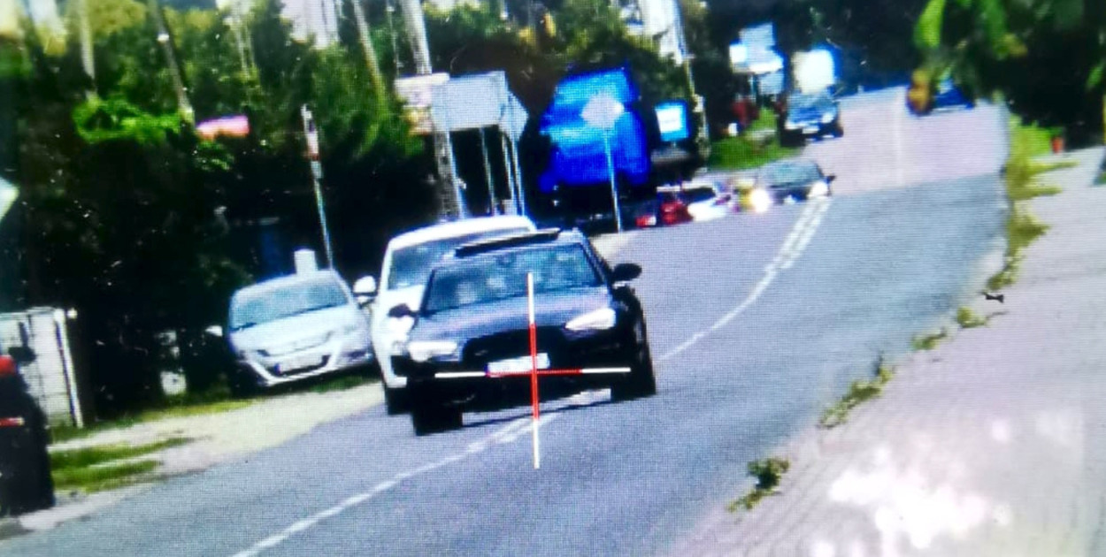 fot: kierowca pędził po Radomsku jak szalony, KPP Radomsko