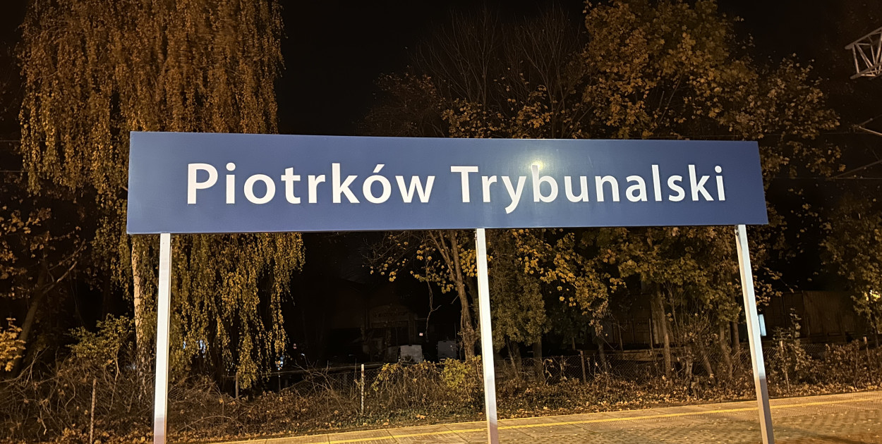 fot: stacja kolejowa PKP w Piotrkowie Trybunalskim