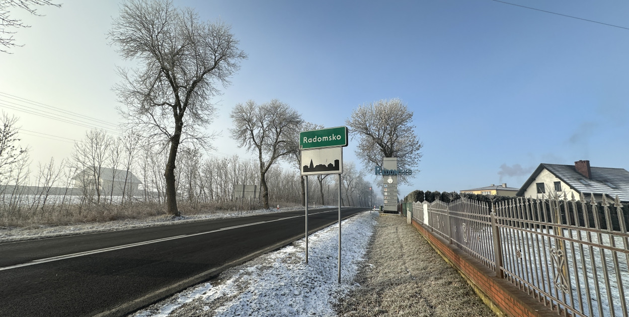 Na zdjęciu ilustracyjnym witacz Radomska podczas jednej z ubiegłorocznych zim