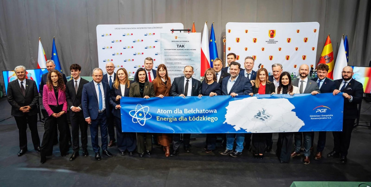 „Tak dla atomu w Bełchatowie” – na nadzwyczajnej sesji sejmiku