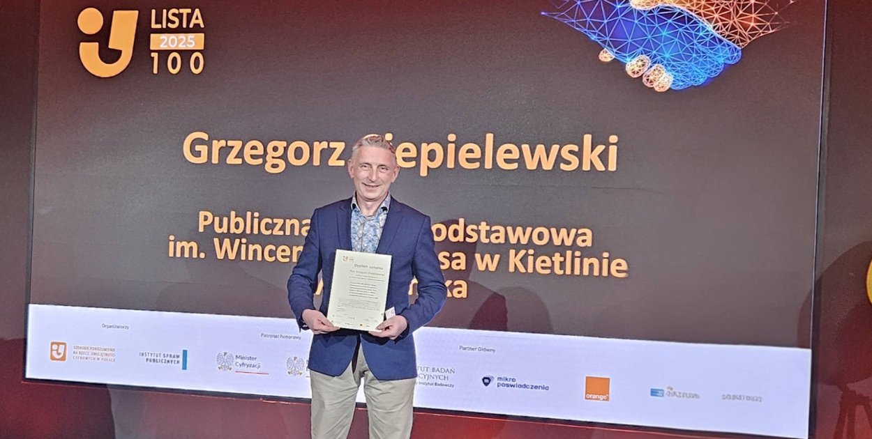 Grzegorz Ciepielewski w gronie 100 osób w Polsce wyróżnionych za rozwój cyfrowych