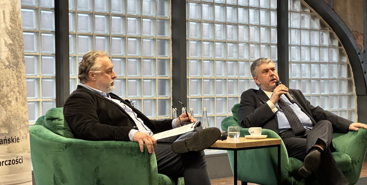 Witold Jurasz gościł w Radomsku. Rozmowa m.in o programie wojnie w Ukrainie