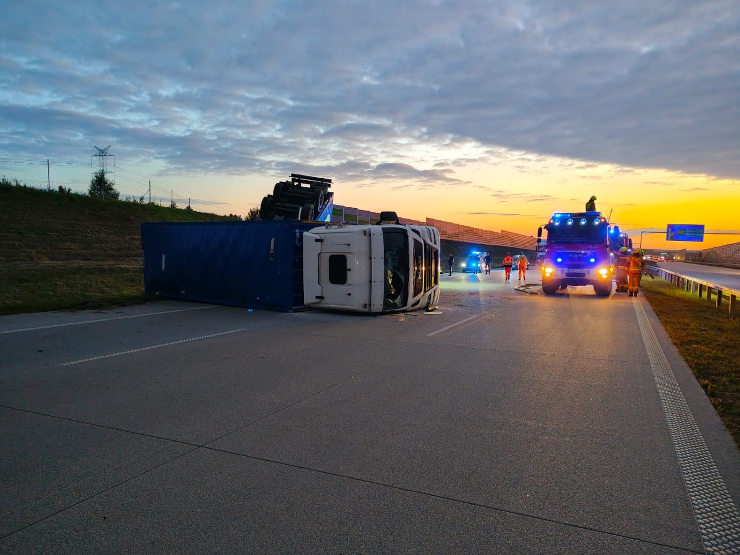 Wypadek na a1