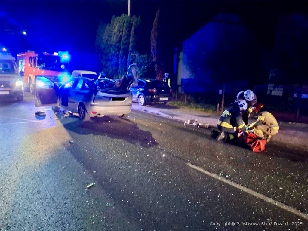 Wypadek w Strzałkowie (gmina Radomsko)
