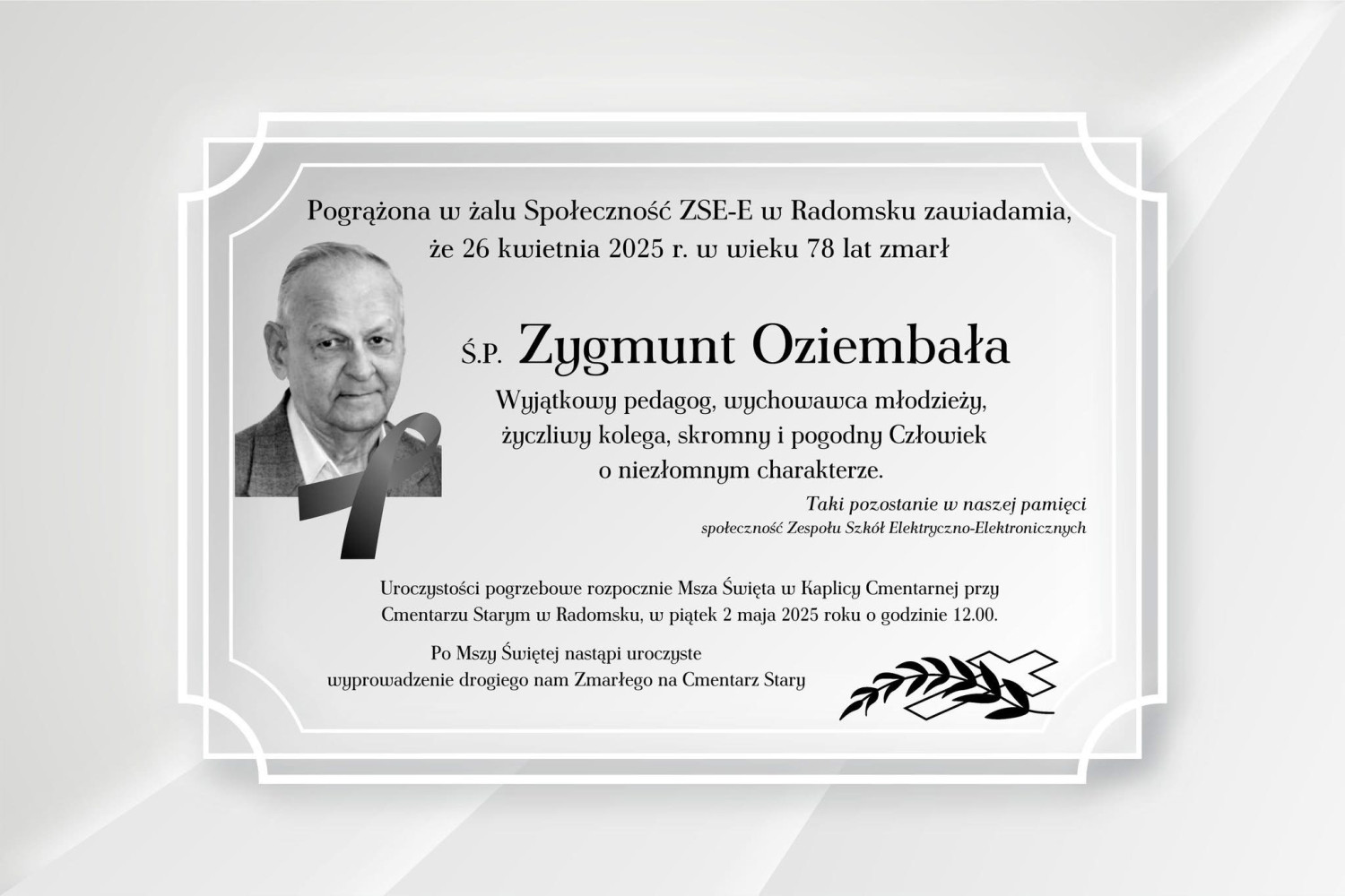 Żałoba w szkole