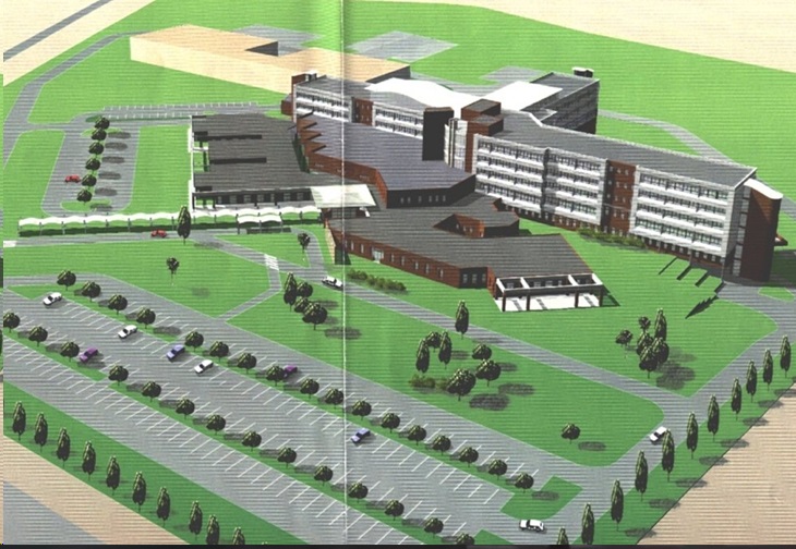 Wizualizacja koncepcyjna Szpitala Powiatowego w Radomsku