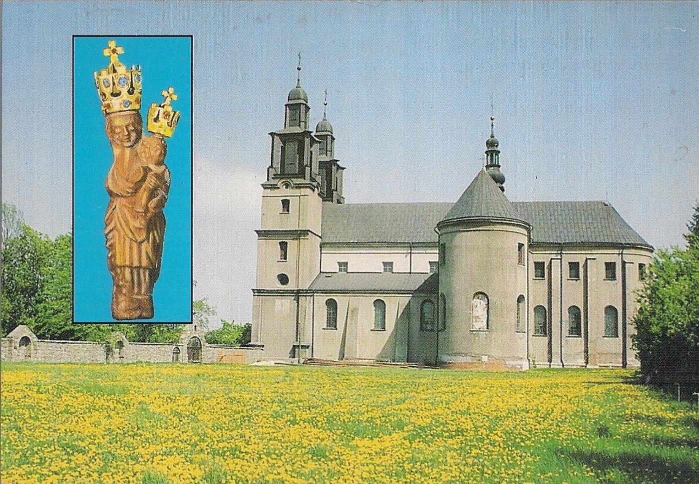 Pocztówka z Gidel - Sanktuarium Matki Boskiej Gidelskiej //spotradomsko.pl