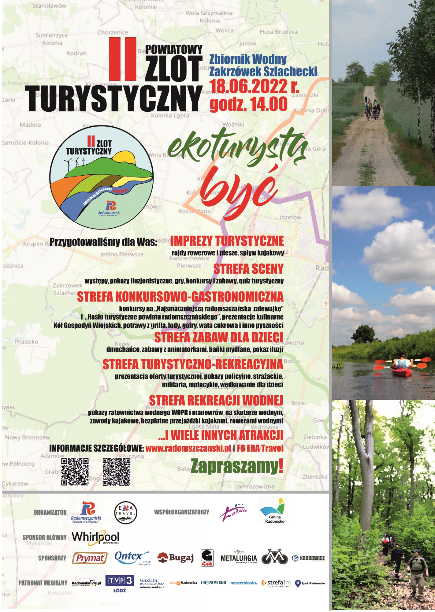 fot: Plakat II Zlot Turystyczny / Powiat Radomszczański