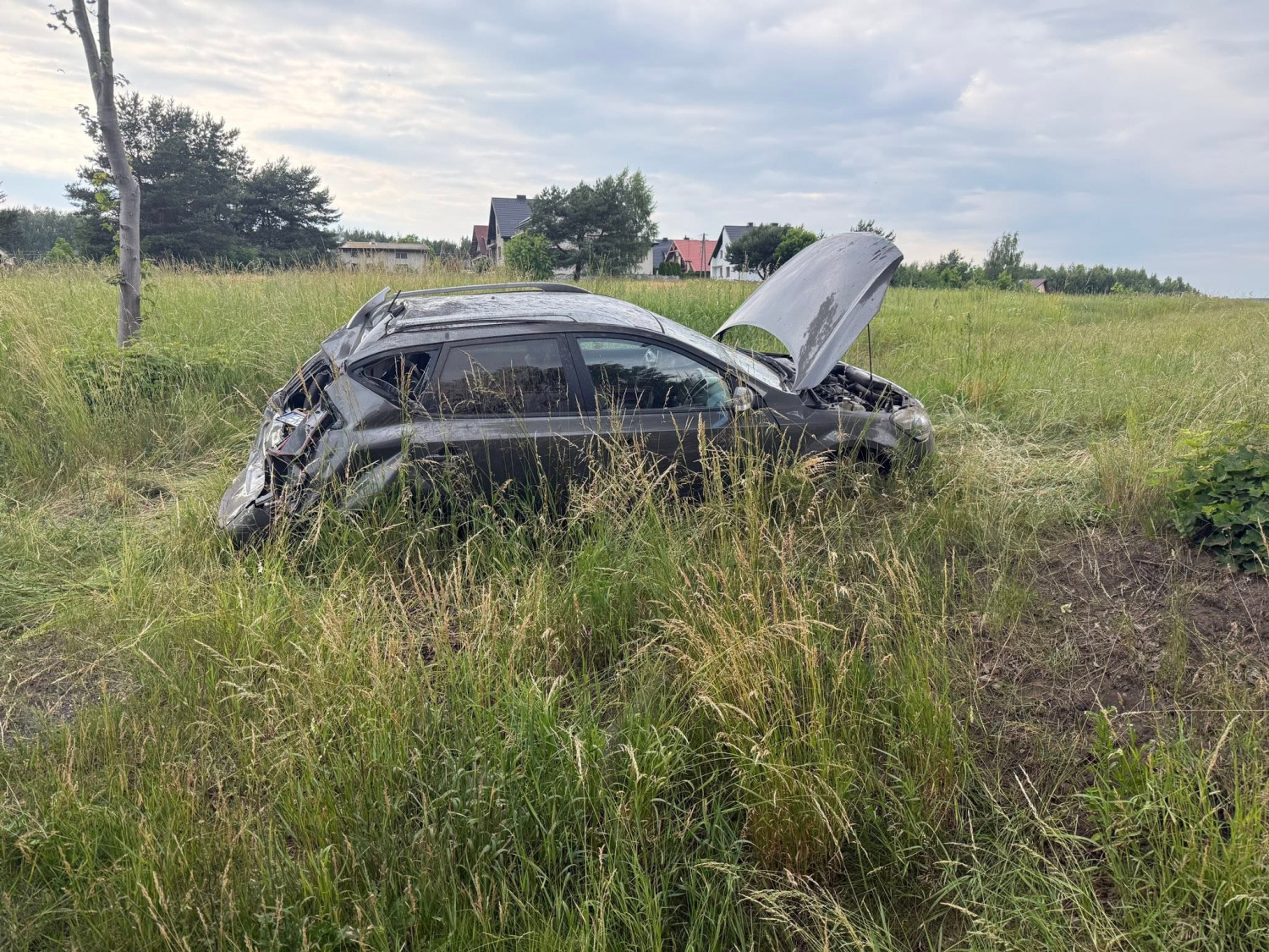 fot. fb/OSP Kodrąb wypadek na DK42