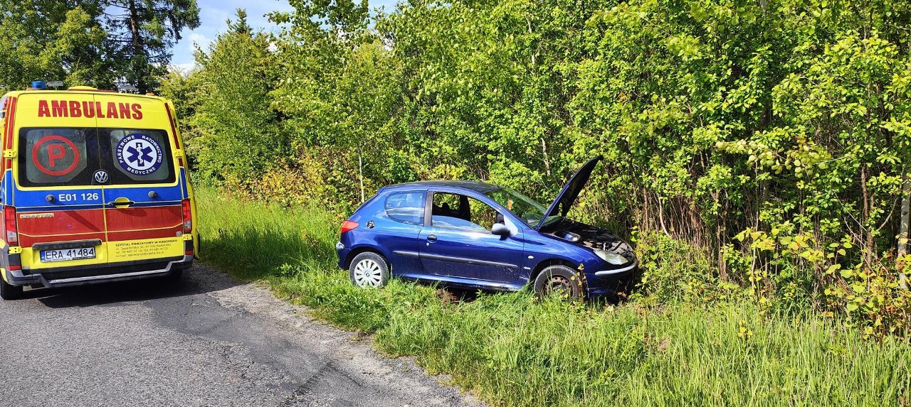 wypadek w miejscowości Malutkie